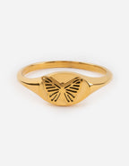 Gold Butterfly Ring from Elevated Faith, perfect for showcasing your faith with Christian Jewelry