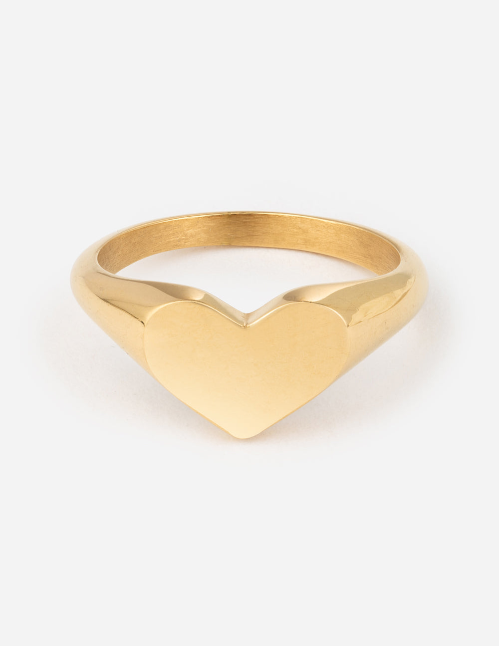 Gold Heart Shaped Ring from Elevated Faith, a stunning piece of Christian Jewelry