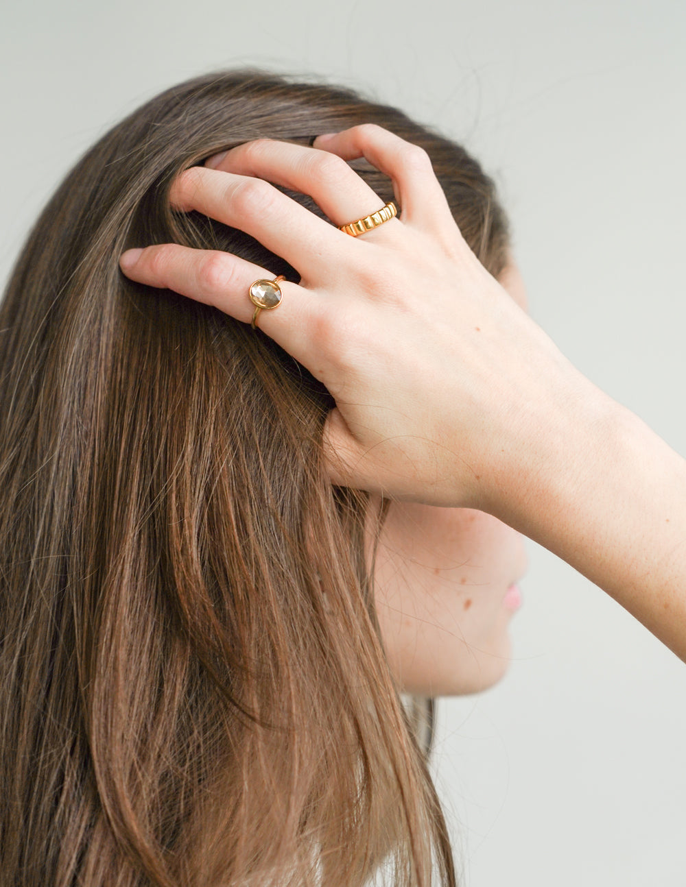 Elegant Elevated Faith Ring worn as Christian Jewelry, showcasing style and faith together