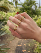 Elegant Elevated Faith Christian Jewelry Ring Collection Featuring Cross and Shell Designs
