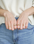 Gold rings from Elevated Faith showcasing elegant styles for Christian jewelry enthusiasts