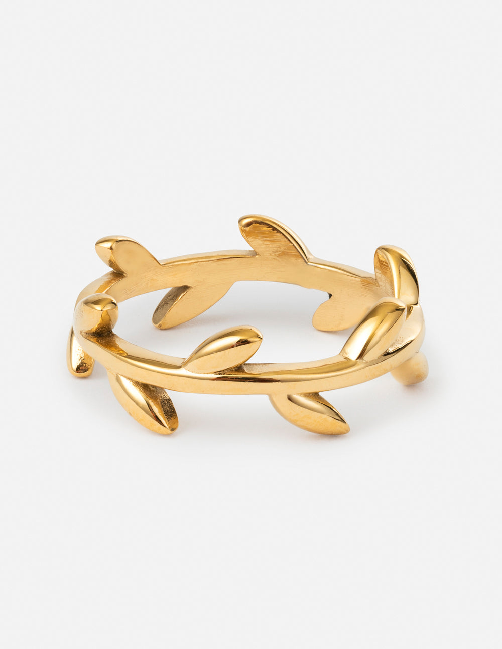 Gold Leaf Design Ring by Elevated Faith, a beautiful piece of Christian Jewelry