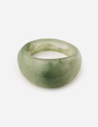 Elevated Faith Green Jade Ring as a unique piece of Christian Jewelry for stylish expression