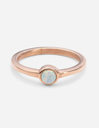 Elevated Faith Rose Gold Ring with Opal Stone, a perfect piece of Christian Jewelry