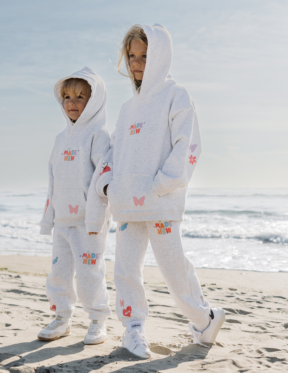 Elevated Faith Kids Hoodie in Light Gray featuring Christian Kids Apparel designs for comfort and style