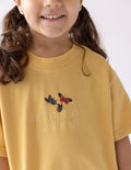 Elevated Faith Yellow Kids T-Shirt with 'Better Days Ahead' Print, perfect for Christian Kids Apparel