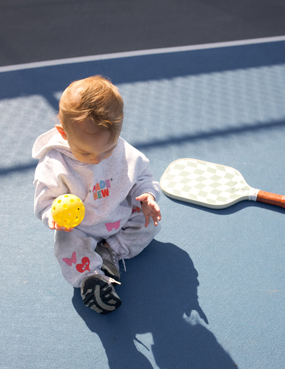 Cute kids hoodie from Elevated Faith with heart designs, perfect for Christian Kids Apparel enthusiasts