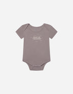 Elevated Faith Christian Kids Apparel Onesie in Light Gray with Fruit of the Spirit Design