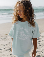 Pastel Kids T-Shirt from Elevated Faith featuring 'The Future is Bright' print, perfect Christian Kids Apparel