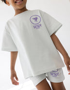 Light gray kids t-shirt featuring 'God's Plan' graphic, part of Christian Kids Apparel collection