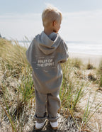 Elevated Faith Christian Kids Apparel Gray Hoodie with Fruit of the Spirit Design for Children