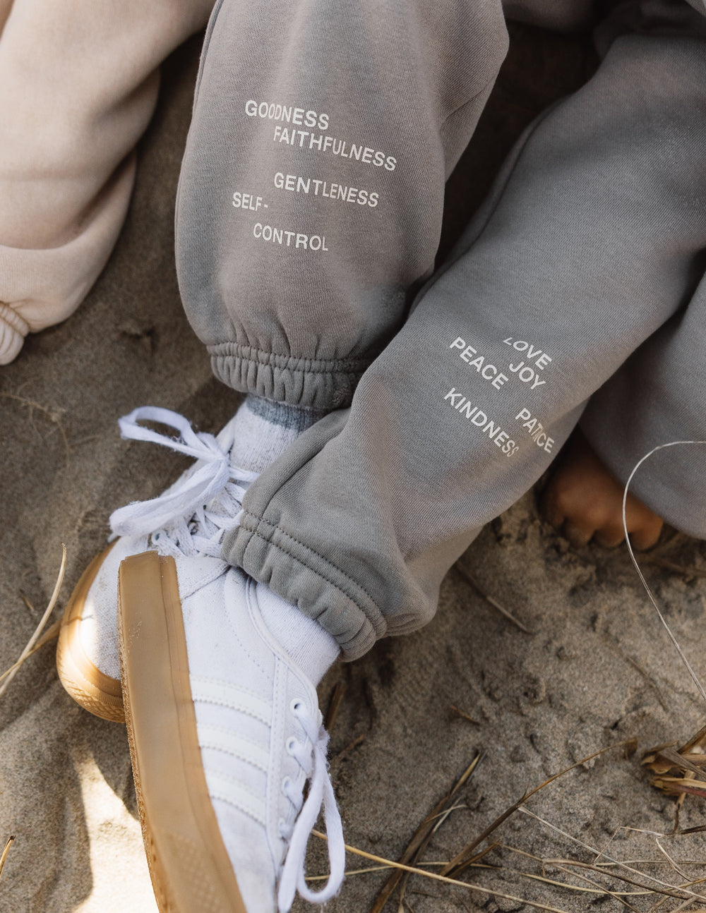 Kids sweatpants by Elevated Faith featuring Christian Kids Apparel with inspirational messages