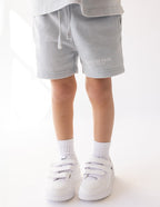 Elevated Faith Kids Short in Light Gray with Comfortable Fit for Christian Kids Apparel