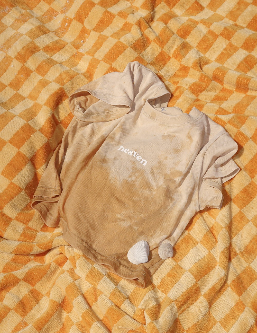 Elevated Faith Kids T-Shirt in Beige with a Soft Design, perfect for Christian Kids Apparel