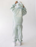 Mint Green Kids Hoodie by Elevated Faith featuring a comfortable fit for Christian Kids Apparel