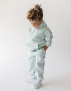 Light Blue Kids Hoodie from Elevated Faith, featuring soft fabric perfect for Christian Kids Apparel