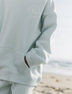 Elevated Faith Kids Hoodie in Light Blue with Inspirational Design for Christian Kids Apparel