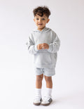 Soft Light Gray Kids Hoodie by Elevated Faith, perfect for Christian Kids Apparel