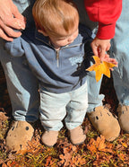 Elevated Faith Kids Jacket in Navy for Fall with Christian Kids Apparel design and cozy fit