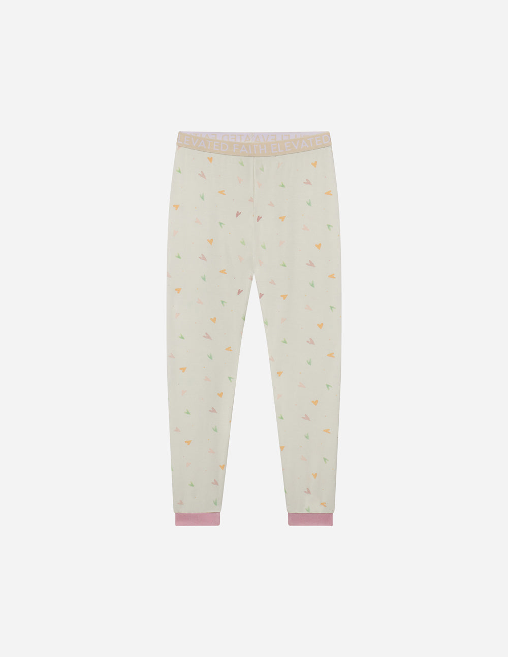 Elevated Faith Kids Pajama Pants with Colorful Patterns in Soft Fabric for Christian Kids Apparel