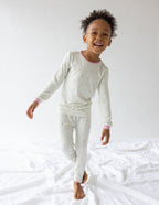 Cozy Elevated Faith Kids Pajama Set in Light Colors for Comfortable Sleepwear, ideal in Christian Kids Apparel