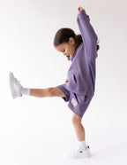Purple Kids Short from Elevated Faith for comfortable play in Christian Kids Apparel