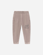 Elevated Faith Kids Sweatpant in Light Grey with Spirit of God Design for Christian Kids Apparel