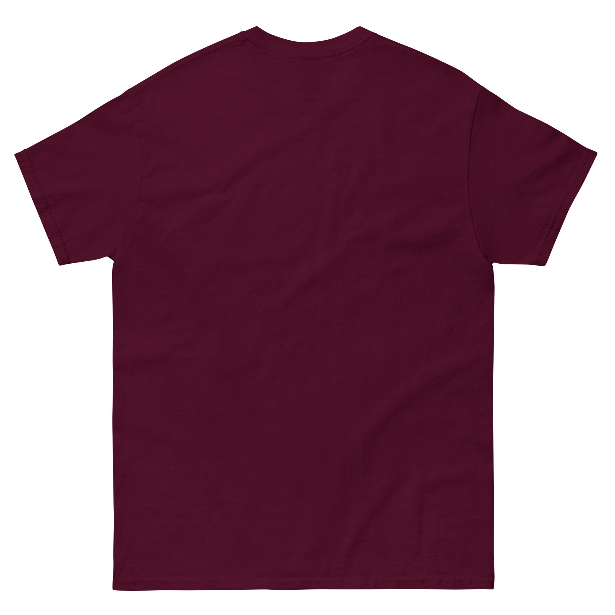 Maroon Christian T-shirt from RepThe1 Apparel and Accessories with a simple back design