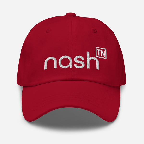 Nash TN Embroidered Dad hat, Boxed, Nashville, Tennessee, Nash Hat