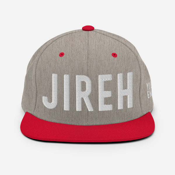 JIREH You Are Enough 3d Puff Embroidered Snapback Hat