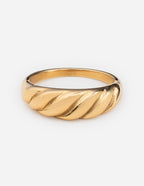 Elevated Faith Twisted Gold Ring as a stunning piece of Christian jewelry