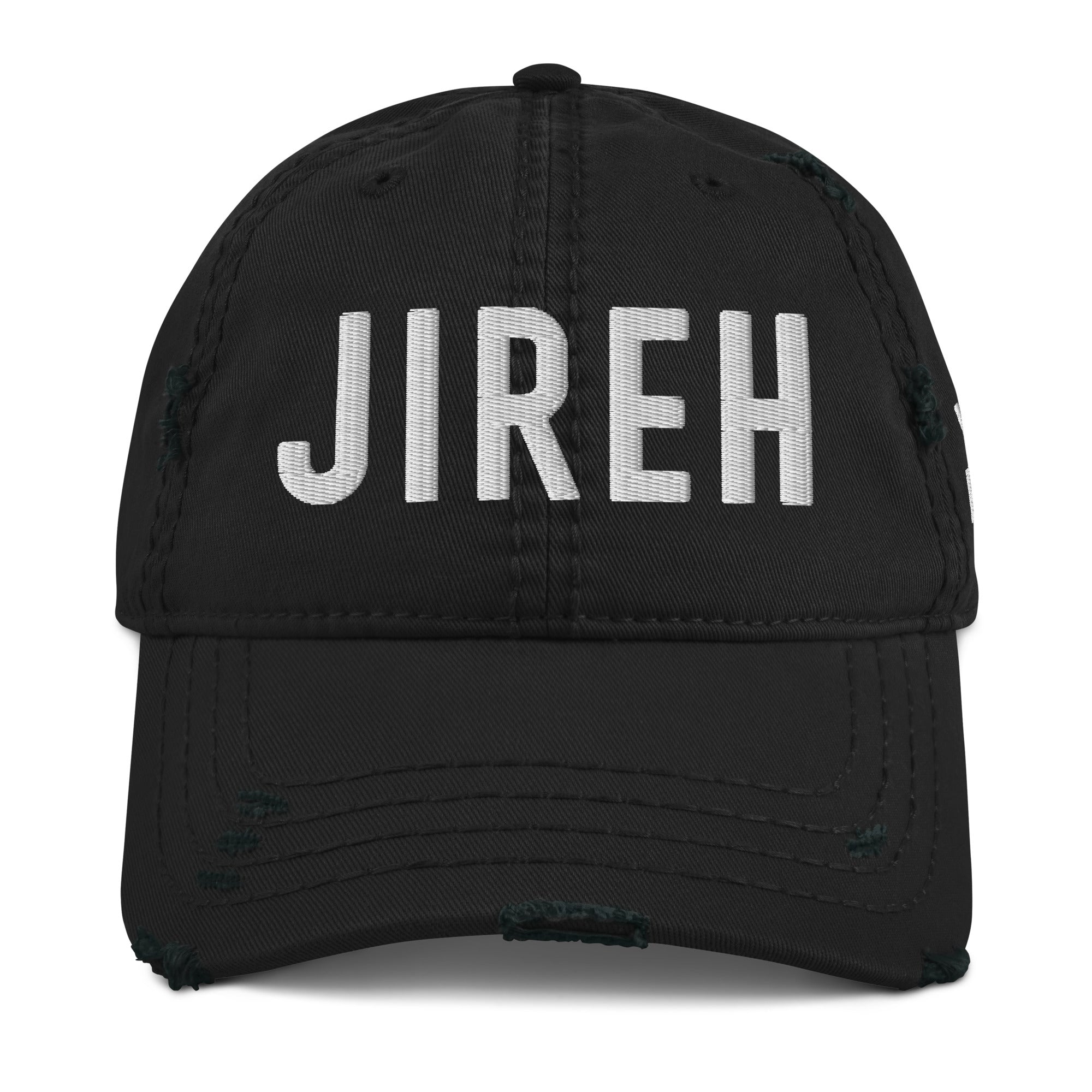 JIREH You Are Enough 3d Puff Embroidered Distressed Dad Hat