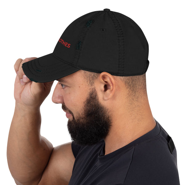 Church Clothes Embroidered Distressed Dad Hat, CC4, Lecrae