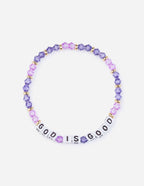 Elevated Faith Christian Jewelry Bracelet with colorful beads spelling 'GOD IS GOOD'