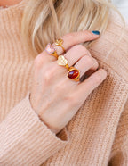 Elevated Faith Christian Jewelry ring set featuring colorful and heart designs for stylish faith expression