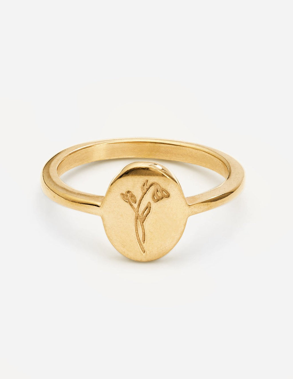 Elevated Faith Gold Ring with Floral Design, a perfect piece of Christian Jewelry