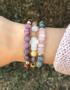 Elevated Faith Christian Jewelry Bracelet featuring a cross and colorful stone beads for everyday wear