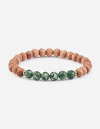 Elevated Faith Christian Jewelry Bracelet featuring natural stone and wood beads for a stylish look