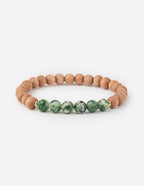 Elevated Faith Christian Jewelry Bracelet made with stone and wooden beads for a stylish look