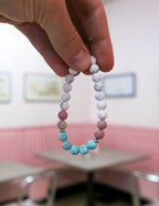 Elevated Faith Christian Jewelry Bracelet made of colorful stone beads for stylish faith expression