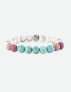 Elevated Faith Christian Jewelry Bracelet featuring colorful stone beads for a stylish, faith-inspired accessory