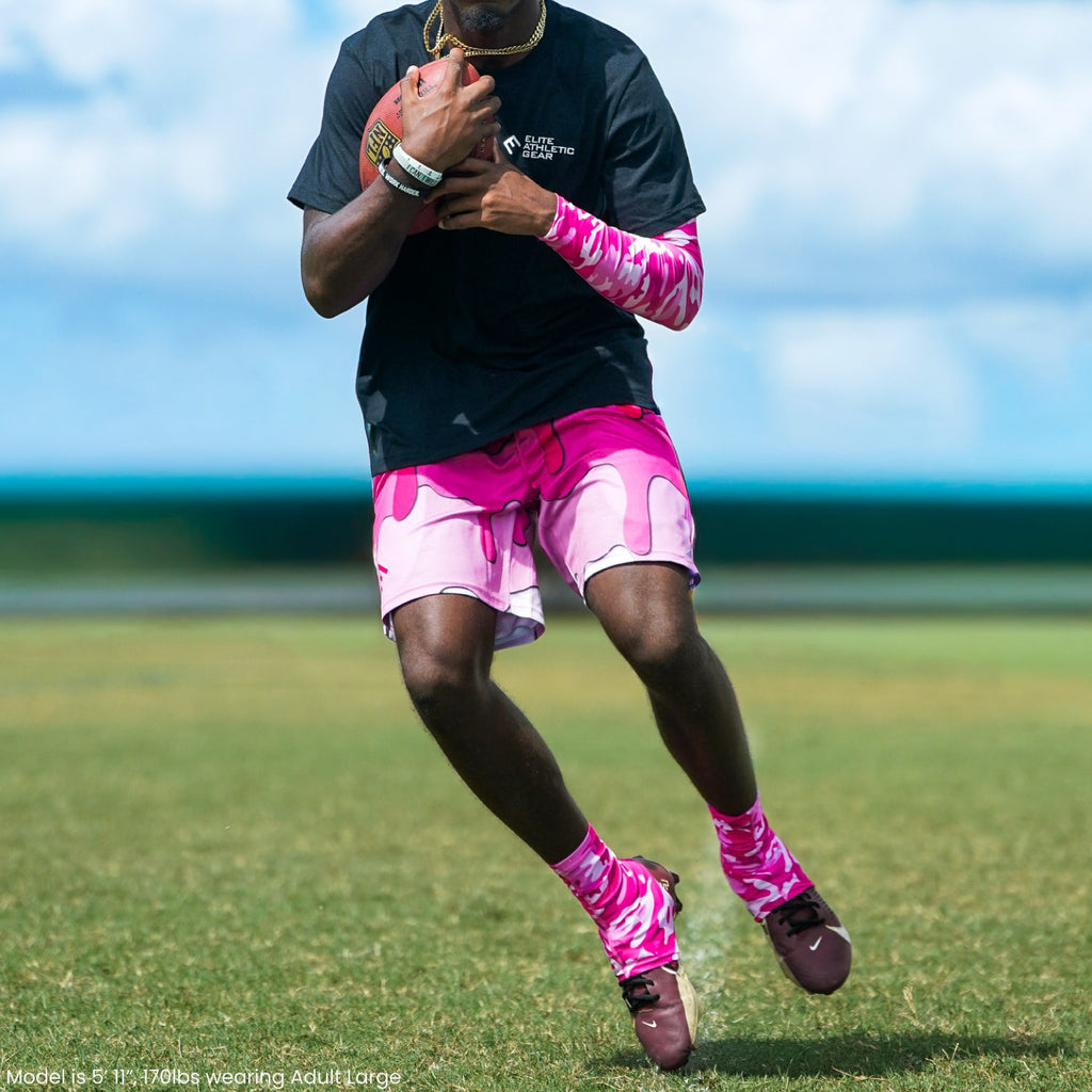 Pink Drippy Shorts