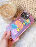 Elevated Faith Christian Phone Case with Colorful Stickers and Positive Messages