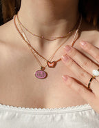 Elevated Faith Christian Jewelry layered necklaces featuring butterfly and circle pendants