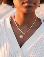 Layered Elevated Faith necklace featuring colorful pendants, perfect for expressing faith in Christian Jewelry