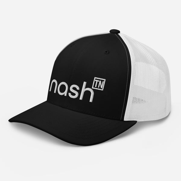 Nash Tn Embroidered Trucker Cap, Boxed, Nashville, Tennessee, Nash Hat