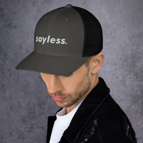sayless embroidered Trucker Cap, #saylesslifestyle hat