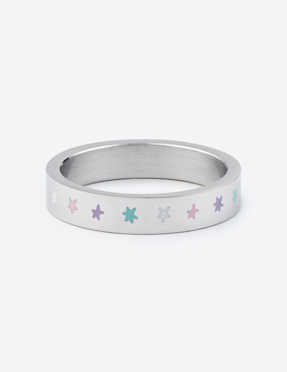 Elevated Faith ring featuring colorful stars, perfect piece of Christian Jewelry for everyday wear