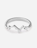 Elevated Faith Christian Jewelry Silver Ring with Faith Symbol Design