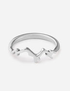 Elevated Faith Christian Jewelry Silver Ring with Faith Symbol Design